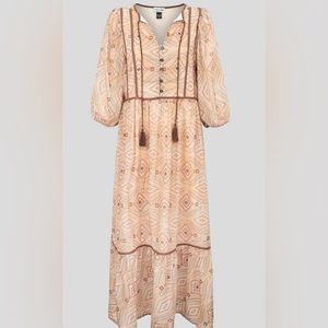 Tasha Polizzi Thea Maxi Dress M NWT Cowgirl boho western